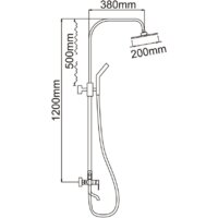 Душевая система  Ledeme L2443 - Превью изображения №11 — Интернет-магазин Time-Shop