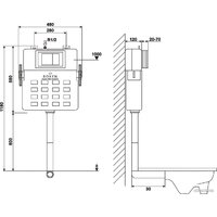 Инсталляция для унитаза Roxen Attach 913184 - Превью изображения №2 — Интернет-магазин Time-Shop