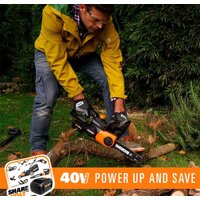 Аккумуляторная пила Worx WG384E.9 (без АКБ) - Превью изображения №4 — Интернет-магазин Time-Shop