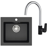 Berge BR-4803 + смеситель RedBlu by Damixa Origin Balance 7907