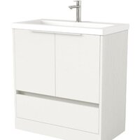 Дабер Тумба под умывальник 017 Тобага/Эридан 80 Т17.8Т.0.5Б (белый древесный/ручка белая)