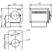 Свободностоящая печь-камин Термофор Золушка Лайт - Превью изображения №3 — Интернет-магазин Time-Shop
