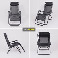 Кресло AksHome Sardinia (черный) - Превью изображения №3 — Интернет-магазин Time-Shop