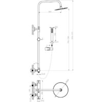 Душевая система  AV Engineering AVTHS2-P12-725A - Превью изображения №2 — Интернет-магазин Time-Shop