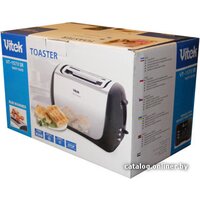 Тостер Vitek VT-1573 SR Tasty Slice - Превью изображения №2 — Интернет-магазин Time-Shop