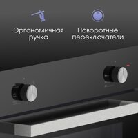 Электрический духовой шкаф Zigmund & Shtain E 175 B - Превью изображения №4 — Интернет-магазин Time-Shop