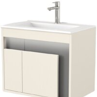  Дабер Тумба под умывальник 016 WeltWasser Deilbach 7517-60 Т16.6W.0.19_light (с подсветкой, бежевый/серый) - Превью изображения №1 — Интернет-магазин Time-Shop