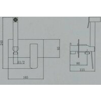 Гигиенический душ Haiba HB55548-7 - Превью изображения №2 — Интернет-магазин Time-Shop