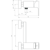 Смеситель Deante Anemon BCZ 040M (хром) - Превью изображения №2 — Интернет-магазин Time-Shop