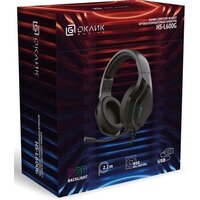 Наушники Оклик HS-L600G (черный) - Превью изображения №6 — Интернет-магазин Time-Shop