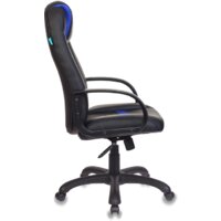Игровое (геймерское) кресло Zombie VIKING-8/BL+BLUE (черный/синий) - Превью изображения №3 — Интернет-магазин Time-Shop