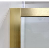 Душевой уголок RGW SV-42-G 90x100 (золотичтый/прозрачное стекло) - Превью изображения №3 — Интернет-магазин Time-Shop