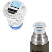 Термос THERMOS FBB-1000AG 1л (крышка с клапаном, хаки) - Превью изображения №5 — Интернет-магазин Time-Shop
