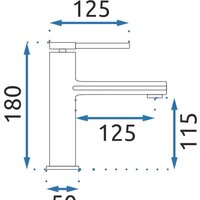 Смеситель Rea Oval B6516 (черный) - Превью изображения №6 — Интернет-магазин Time-Shop