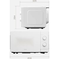 Микроволновая печь Tuvio MW02WB - Превью изображения №8 — Интернет-магазин Time-Shop