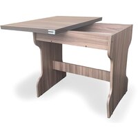 Кухонный стол Анмикс Раскладной ИП 01-340000 (ЛДСП, ясень шимо темный) - Превью изображения №3 — Интернет-магазин Time-Shop