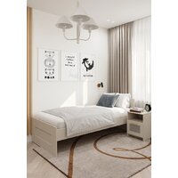 Кровать Mio Tesoro Нави 90x200 2.15.04.040.19 (кашемир) - Превью изображения №5 — Интернет-магазин Time-Shop