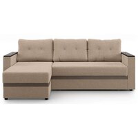 Диван Mio Tesoro Атланта Лайт 111 (Savana Camel/Ecostile Chocolate) - Превью изображения №2 — Интернет-магазин Time-Shop