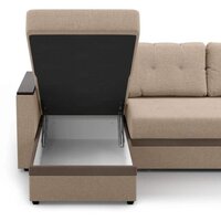 Диван Mio Tesoro Атланта Лайт 111 (Savana Camel/Ecostile Chocolate) - Превью изображения №6 — Интернет-магазин Time-Shop