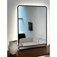 Зеркало с подсветкой  EMZE Smartphone 50х70 LED.UV.SMART.50.70.CHE.4K (черный с УФ-окантовкой и подсветкой) - Превью изображения №9 — Интернет-магазин Time-Shop