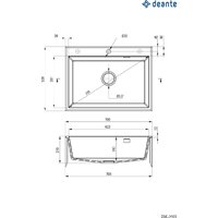Кухонная мойка Deante ZQE_N103 - Превью изображения №2 — Интернет-магазин Time-Shop