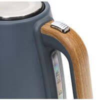 Электрический чайник Platinet Velvet Wooden (синий) - Превью изображения №5 — Интернет-магазин Time-Shop