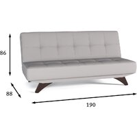 Диван Mio Tesoro Эрик 091 (841 светло-серый) - Превью изображения №11 — Интернет-магазин Time-Shop