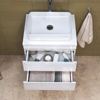  Vigo Тумба под умывальник Urban 600-0-2 со столешницей навесная - Превью изображения №6 — Интернет-магазин Time-Shop