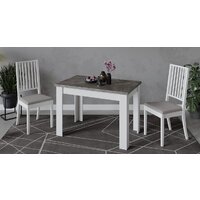 Кухонный стол Трия Промо тип 4 (белый/ателье темный) - Превью изображения №3 — Интернет-магазин Time-Shop