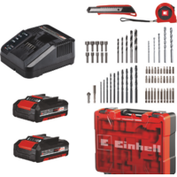 Ударная дрель-шуруповерт Einhell TE-CD 18/40 Li-i +64 4513992 (с 2-мя АКБ, кейс) - Превью изображения №4 — Интернет-магазин Time-Shop