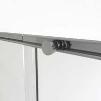 Душевая дверь Niagara NG-64-11A 110x195 (хром/прозрачное стекло) - Превью изображения №5 — Интернет-магазин Time-Shop