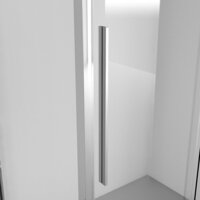 Душевая дверь Niagara NG-64-11A 110x195 (хром/прозрачное стекло) - Превью изображения №3 — Интернет-магазин Time-Shop