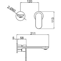 Смеситель Fashun A1185-7 (черный) - Превью изображения №3 — Интернет-магазин Time-Shop