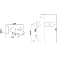 Смеситель Paffoni Light LIG022ST - Превью изображения №2 — Интернет-магазин Time-Shop