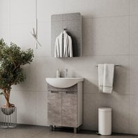  Volna Тумба под умывальник Vario Z 50.2D Рива (бетон, напольная) - Превью изображения №7 — Интернет-магазин Time-Shop