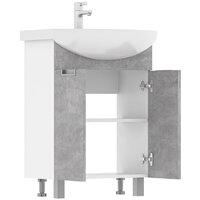  Volna Тумба под умывальник Vario Z 50.2D Рива (бетон, напольная) - Превью изображения №2 — Интернет-магазин Time-Shop