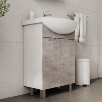  Volna Тумба под умывальник Vario Z 50.2D Рива (бетон, напольная) - Превью изображения №3 — Интернет-магазин Time-Shop