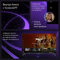 Телевизор Яндекс ТВ Станция Бейсик с Алисой 55 YNDX-00076 - Превью изображения №8 — Интернет-магазин Time-Shop