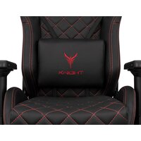 Игровое (геймерское) кресло Knight Titan (черный/красный) - Превью изображения №20 — Интернет-магазин Time-Shop