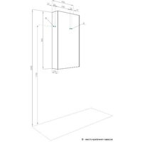  Акватон Шкаф-полупенал Либерти 1A280003LYC70 - Превью изображения №9 — Интернет-магазин Time-Shop