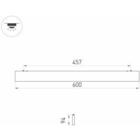 Светодиодная панель Arlight ALT-LINEAIR-FLAT-UPDOWN-DIM-S2094-600-25W Warm3000 031527 - Превью изображения №3 — Интернет-магазин Time-Shop