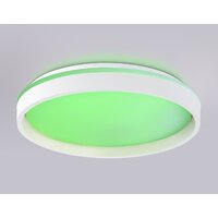 Припотолочная люстра Ambrella light Orbital FZ607 WH/GD (белый/золото) - Превью изображения №5 — Интернет-магазин Time-Shop