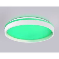 Припотолочная люстра Ambrella light Orbital FZ607 WH/GD (белый/золото) - Превью изображения №11 — Интернет-магазин Time-Shop