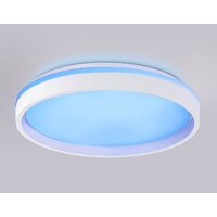 Припотолочная люстра Ambrella light Orbital FZ607 WH/GD (белый/золото) - Превью изображения №9 — Интернет-магазин Time-Shop