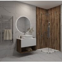  ЗОВ Тумба под умывальник Кито-2 70 2K70LA0MWMC-KP13W (аттик/белый матовый) - Превью изображения №8 — Интернет-магазин Time-Shop