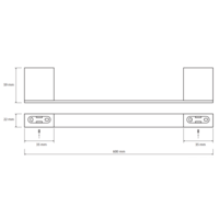 Держатель для полотенца Bemeta Via 135004042 - Превью изображения №2 — Интернет-магазин Time-Shop