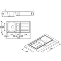 Кухонная мойка Smeg LZ102B - Превью изображения №2 — Интернет-магазин Time-Shop