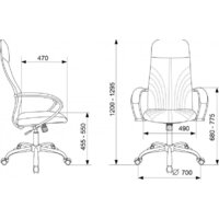 Офисное кресло Бюрократ CH-610SL (черный, экокожа) - Превью изображения №9 — Интернет-магазин Time-Shop