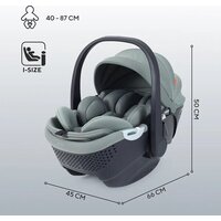 Детское автокресло Rant Aster Zero AY378 (оливковый) - Превью изображения №4 — Интернет-магазин Time-Shop