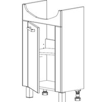  СанитаМебель Тумба под умывальник Джаст 62.1000 - Превью изображения №2 — Интернет-магазин Time-Shop
